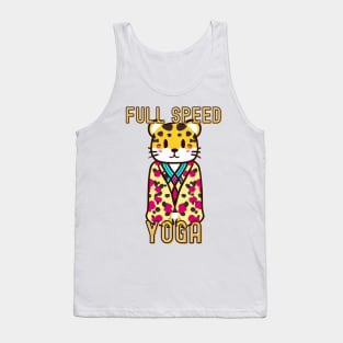 Cheetah yoga Tank Top